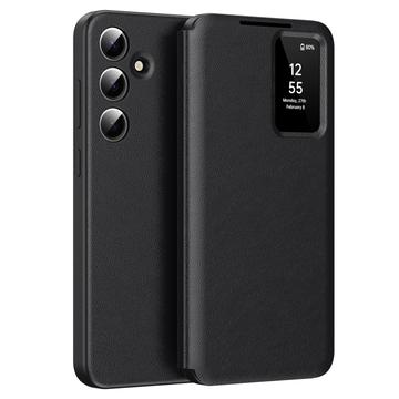 Samsung Galaxy A16 Smart Clear View Flip Case with Card Slot