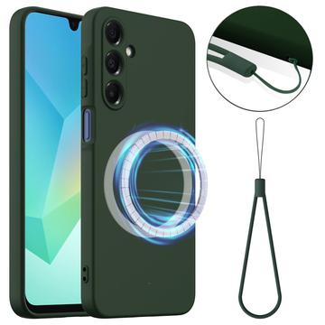 Samsung Galaxy A17 Liquid Silicone Case - MagSafe Compatible - Dark Green