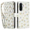 Samsung Galaxy A17/A26 Rhombic Floral Wallet Case