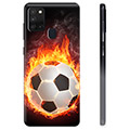 Samsung Galaxy A21s TPU Case - Football Flame