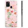 Samsung Galaxy A21s TPU Case - Watercolor Flowers