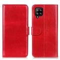 Samsung Galaxy A22 4G Wallet Case with Magnetic Closure - Red