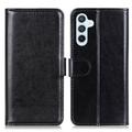 Samsung Galaxy A25 Wallet Case with Magnetic Closure - Black