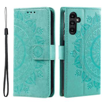 Samsung Galaxy A26 Mandala Series Wallet Case - Green