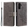 Samsung Galaxy A26 Mandala Series Wallet Case - Grey