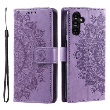 Samsung Galaxy A26 Mandala Series Wallet Case - Purple