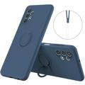 Samsung Galaxy A32 (4G) Liquid Silicone Case with Ring Holder