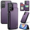 Samsung Galaxy A34 5G Caseme C22 Case RFID Card Wallet - Purple