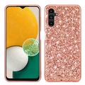 Samsung Galaxy A36 Glitter Series Hybrid Case - Rose Gold