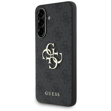 Samsung Galaxy A36 Guess 4G Big Metal Logo Hybrid Case - Black