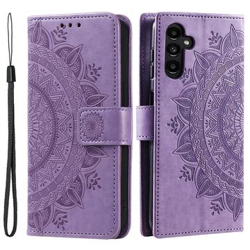Samsung Galaxy A36 Mandala Series Wallet Case - Purple