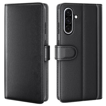 Samsung Galaxy A36/A56 Wallet Leather Case with Kickstand - Black