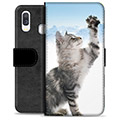 Samsung Galaxy A40 Premium Wallet Case - Cat