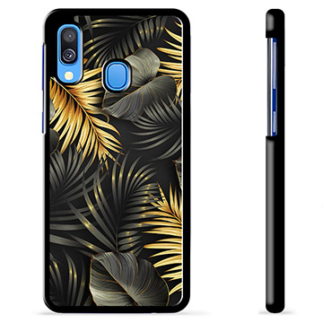 Samsung Galaxy A40 Protective Cover - Golden Leaves