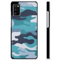 Samsung Galaxy A41 Protective Cover - Blue Camouflage