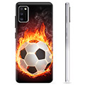 Samsung Galaxy A41 TPU Case - Football Flame
