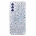 Samsung Galaxy A54 5G Glitter Flakes TPU Case - Silver