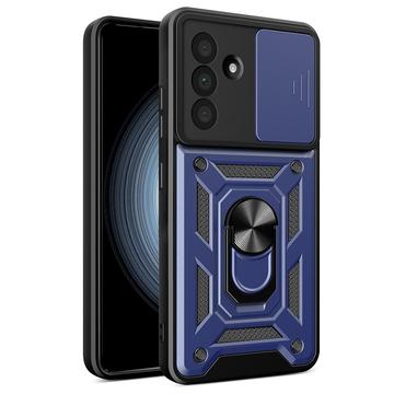 Samsung Galaxy A56 Rotary Ring Hybrid Case with Camera Shield - Blue