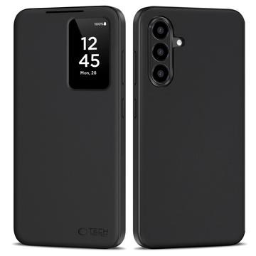 Samsung Galaxy A56 Tech-Protect Smart Clear View Flip Case with Card Slot - Black