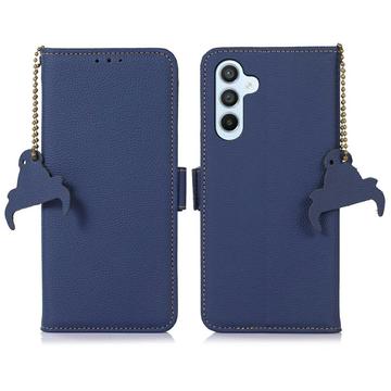Samsung Galaxy A56 Wallet Leather Case with RFID - Blue