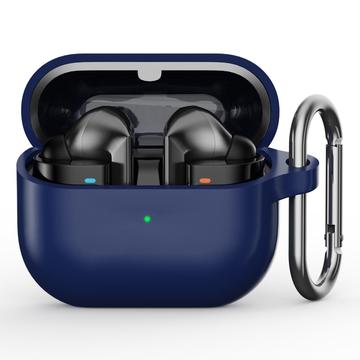 Samsung Galaxy Buds3 Pro Silicone Case with Carabiner - Dark Blue