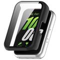 Samsung Galaxy Fit3 Plastic Case with Screen Protector - Black