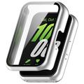 Samsung Galaxy Fit3 Plastic Case with Screen Protector - Silver