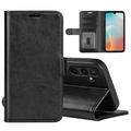 Samsung Galaxy M16 Wallet Case Magnetic Closure - Black