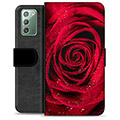 Samsung Galaxy Note20 Premium Wallet Case - Rose