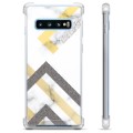 Samsung Galaxy S10 Hybrid Case - Abstract Marble