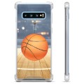 Samsung Galaxy S10 Hybrid Case - Basketball