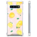Samsung Galaxy S10 Hybrid Case - Lemon Pattern