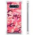 Samsung Galaxy S10 Hybrid Case - Pink Camouflage