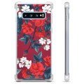 Samsung Galaxy S10 Hybrid Case - Vintage Flowers