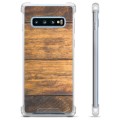 Samsung Galaxy S10 Hybrid Case - Wood