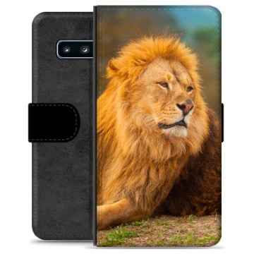 Samsung Galaxy S10 Premium Wallet Case - Lion