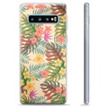 Samsung Galaxy S10+ TPU Case - Pink Flowers