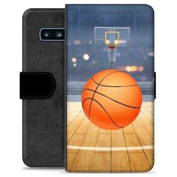 Samsung Galaxy S10 Premium Wallet Case - Basketball