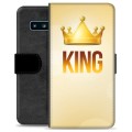 Samsung Galaxy S10 Premium Wallet Case - King