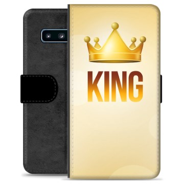 Samsung Galaxy S10 Premium Wallet Case - King