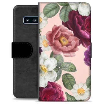 Samsung Galaxy S10 Premium Wallet Case - Romantic Flowers