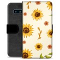 Samsung Galaxy S10 Premium Wallet Case - Sunflower