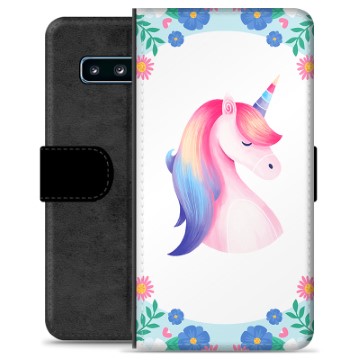 Samsung Galaxy S10 Premium Wallet Case - Unicorn