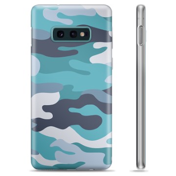 Samsung Galaxy S10e TPU Case - Blue Camouflage
