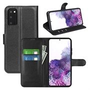 Samsung Galaxy S20 5G Wallet Case with Stand Feature - Black