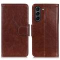 Samsung Galaxy S21 FE 5G Elegant Series Wallet Case - Brown