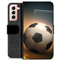 Samsung Galaxy S21 5G Premium Wallet Case - Soccer