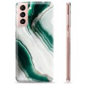Samsung Galaxy S21 5G TPU Case - Emerald Marble
