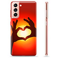 Samsung Galaxy S21 5G TPU Case - Heart Silhouette