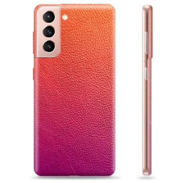 Samsung Galaxy S21 5G TPU Case - Ombre Leather